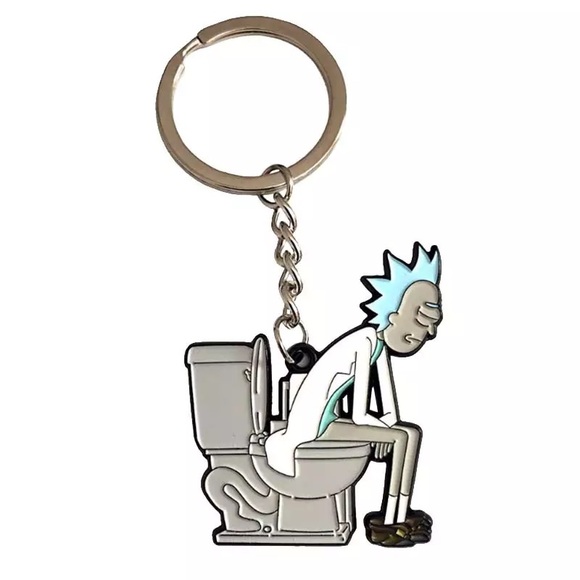 Accessories - Funny Rick and Morty Enamel Keychain